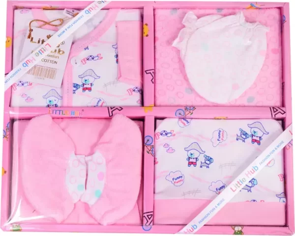 Baby All in one Gift Set of 6 Piece for Newborn Girl Gift Pack/Baby Shower  Gift Pink : Amazon.in: Baby Products